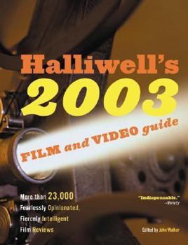 Paperback Halliwell's Film and Video Guide 2003 Book