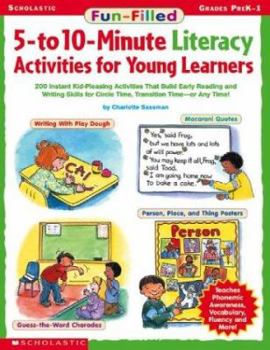 Paperback Fun-Filled 5- To 10-Minute Literacy Activities for Young Learners Book