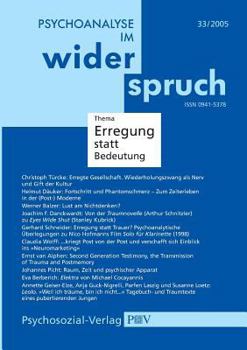 Paperback Psychoanalyse im Widerspruch Nr. 33: Erregung statt Bedeutung [German] Book