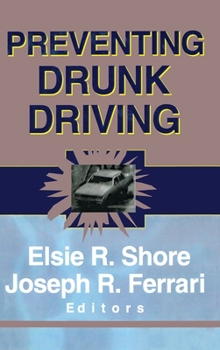 Hardcover Preventing Drunk Driving Book