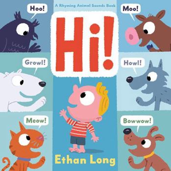 Board book Hi!: A Rhyming Animal Sounds Book