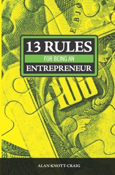 Paperback 13 Rules for being an Entrepreneur Book