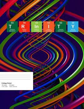 Paperback Trinity: Trinity Composition Notebook, Personalised Name Notebook, Periodic Table Style Science Fan Notebook, Future Chemist No Book