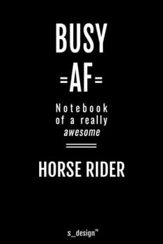 Notebook for Horse Riders / Horse Rider: awesome handy Note Book [120 blank lined ruled pages]