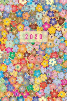 2020: Weekly Planner | 1 Week Per Page | Monday Start Calendar | 6 x 9 Dated Agenda | Appointment Organizer Book | Soft-Cover Floral