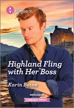 Mass Market Paperback Highland Fling with Her Boss [Large Print] Book