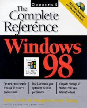 Paperback The Complete Reference Windows 98 [With Hyperlinked Electronic Text to Operating System..] Book