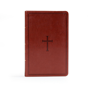 Imitation Leather CSB Ultrathin Reference Bible, Brown Leathertouch, Indexed Book