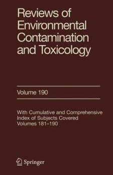 Paperback Reviews of Environmental Contamination and Toxicology 190 Book