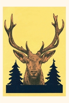 Paperback Vintage Journal Deer with Antlers Book