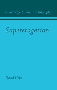 Paperback Supererogation Book