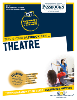 Paperback Theatre (Cst-27): Passbooks Study Guide Volume 27 Book