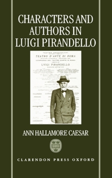 Hardcover Characters and Authors in Luigi Pirandello Book