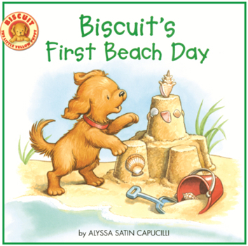 Library Binding Biscuit's First Beach Day Book