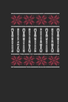 Paperback Christmas Flute: Graph Paper Notebook (6" x 9" - 120 pages) Christmas Themed Notebook for Daily Journal, Diary, and Gift Book