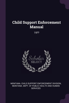 Paperback Child Support Enforcement Manual: 19 Book