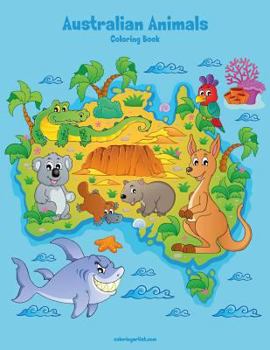Paperback Australian Animals Coloring Book 1 Book