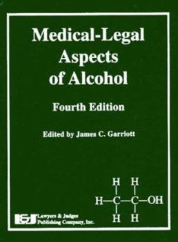 Hardcover Medical-Legal Aspects of Alcohol, Fourth Edition Book