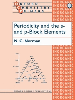 Paperback Periodicity and the S- And P-Block Elements Book