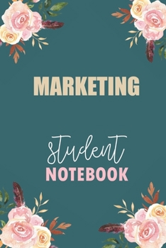 Paperback Marketing Student Notebook: Notebook Diary Journal for Marketing Major College Students University Supplies Book