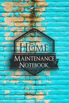 Paperback Home Maintenance Notebook: Never loose this bright blue Maintenance Log. Keep Good Records Book