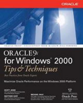 Paperback Oracle 9i for Windows: Tips and Techniques Book