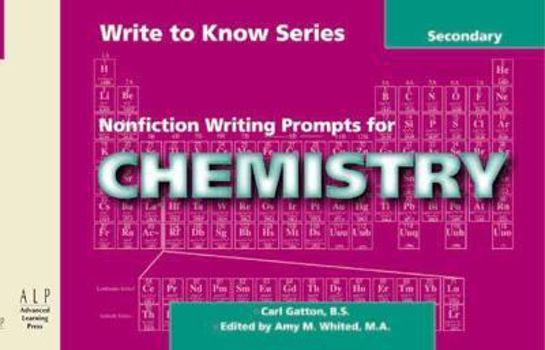 Paperback Nonfiction Writing Prompts for Chemistry: Secondary Book