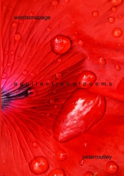 Paperback words on a page: a collection of poems Book