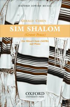 Paperback Sim Shalom (Grant Peace): Vocal Score Book