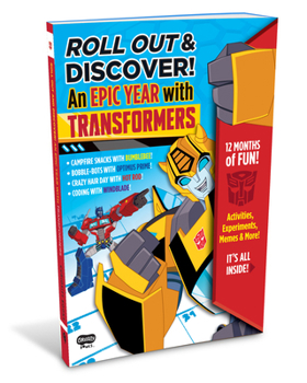 Paperback Roll Out and Discover!: An Epic Year with Transformers Book