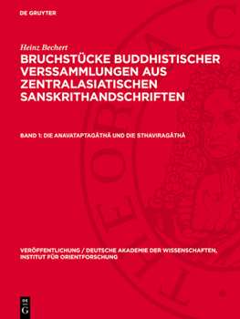 Hardcover Die Anavataptag&#257;th&#257; Und Die Sthavirag&#257;th&#257; [German] Book