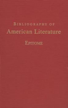 Hardcover Bibliography of American Literature: Epitome Book