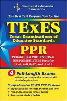 Paperback TExES PPR (REA) - The Best Test Prep for the Texas Examinations of Educator Stds (Test Preps) Book