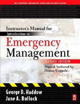 Paperback Introduction to Emergency Management Instructor's Manual, Second Edition Book