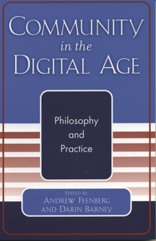 Paperback Community in the Digital Age: Philosophy and Practice Book