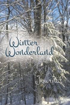 Paperback Winter Wonderland Journal with 150 Decorated Lined Pages, 6x9 Book