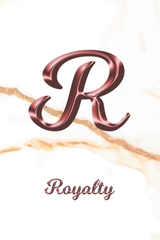 Royalty: Sketchbook | Blank Imaginative Sketch Book Paper | Letter R Rose Gold White Marble Pink Effect Cover | Teach & Practice Drawing for ... Doodle Pad | Create, Imagine & Learn to Draw