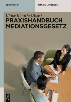 Hardcover Praxishandbuch Mediationsgesetz [German] Book