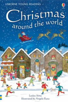 Hardcover Christmas Around the World. Lesley Sims Book