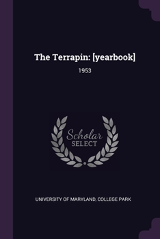 Paperback The Terrapin: [yearbook]: 1953 Book