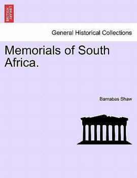Paperback Memorials of South Africa. Book
