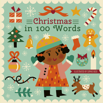 Board book Christmas in 100 Words Book