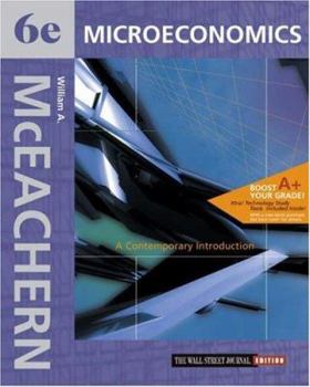 Paperback Microeconomics: A Contemporary Introduction Wall Street Journal Edition with Xtra! CD-ROM and Infotrac College Edition Book