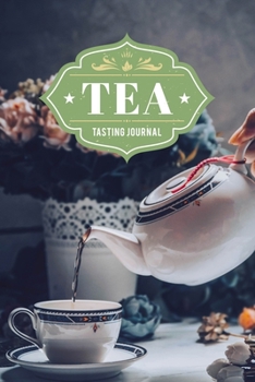 Paperback Tea Tasting Sampling Costing Journal Notebook Diary Log Book - Retro Pot: Lover Connoisseur Gift Idea - Record with 110 Pages in 6" x 9" Inch for Revi Book