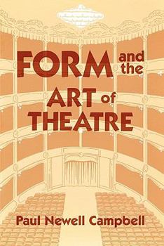 Paperback Form and the Art of Theatre Book