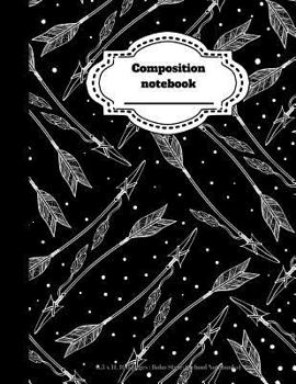 Paperback Composition Notebook: 8.5 x 11, 100 pages: Boho Style: (School Notebooks) Book