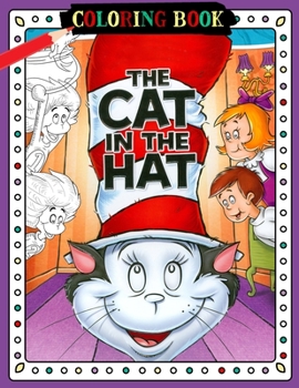 Paperback The Cat In The Hat Coloring Book