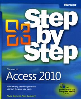 Paperback Microsoft Access 2010 Step by Step Book