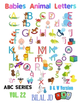 Paperback Babies Animal Letters: Alphabet Book For Babies: Alphabet Books: Activity Books Book