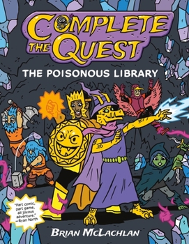 Paperback Complete the Quest: The Poisonous Library Book